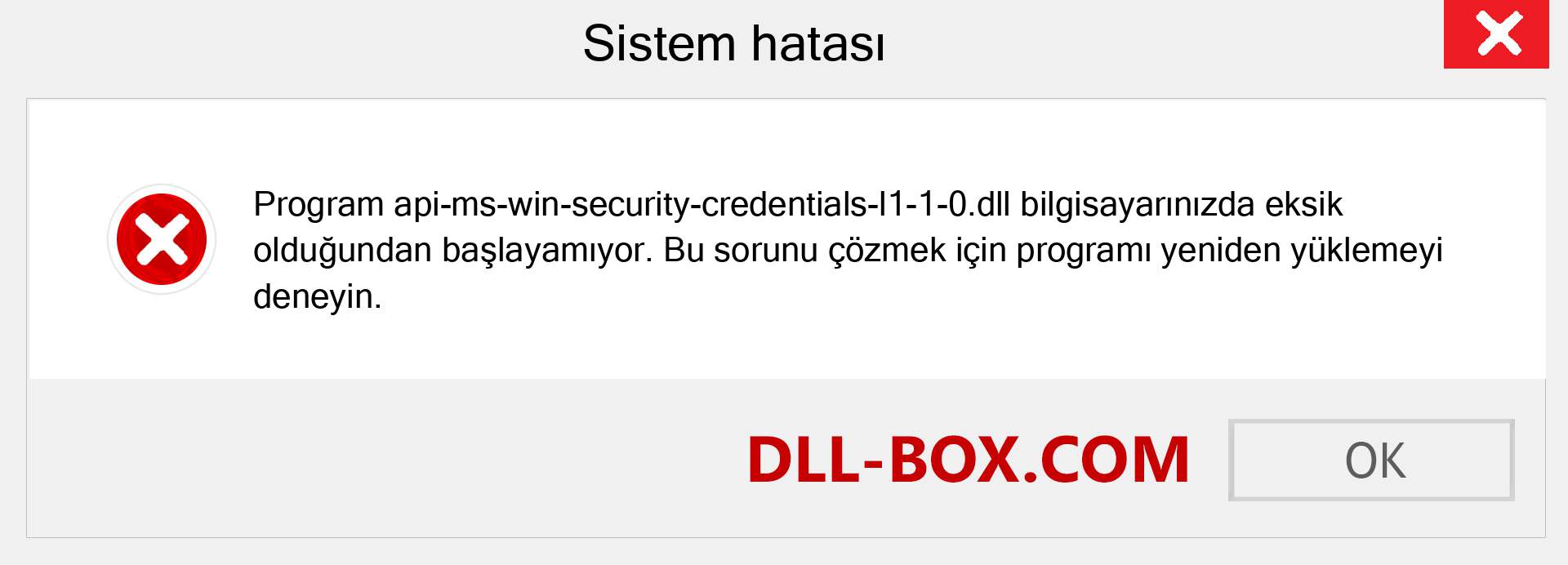 api-ms-win-security-credentials-l1-1-0.dll dosyası eksik mi? Windows 7, 8, 10 için İndirin - Windows'ta api-ms-win-security-credentials-l1-1-0 dll Eksik Hatasını Düzeltin, fotoğraflar, resimler